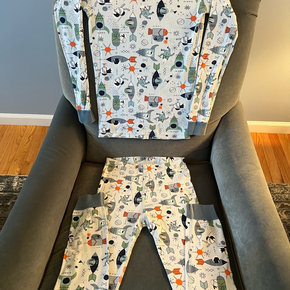 Hanna Andersson Space Cats PJs